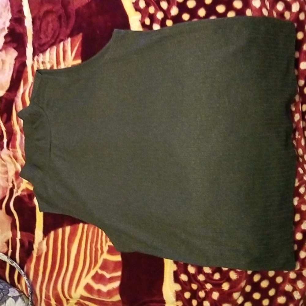 Womens large gray tank top shirt